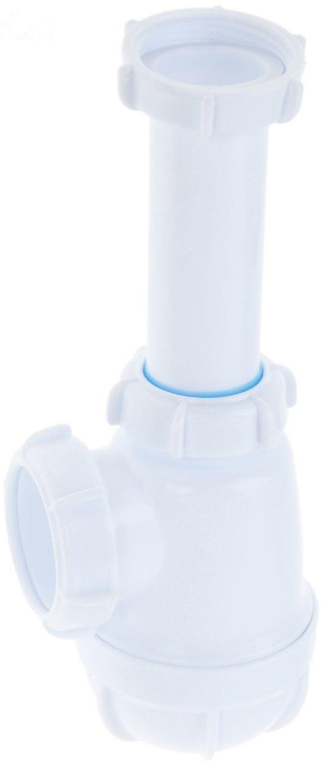 Сифон для раковины малый Aquant, без выпуска 1 1/4