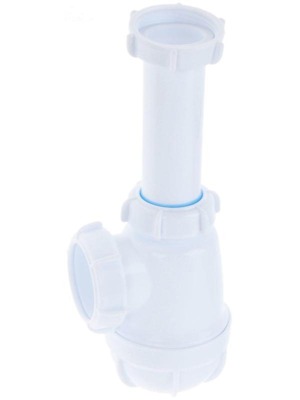 Сифон для раковины малый Aquant, без выпуска 1 1/4