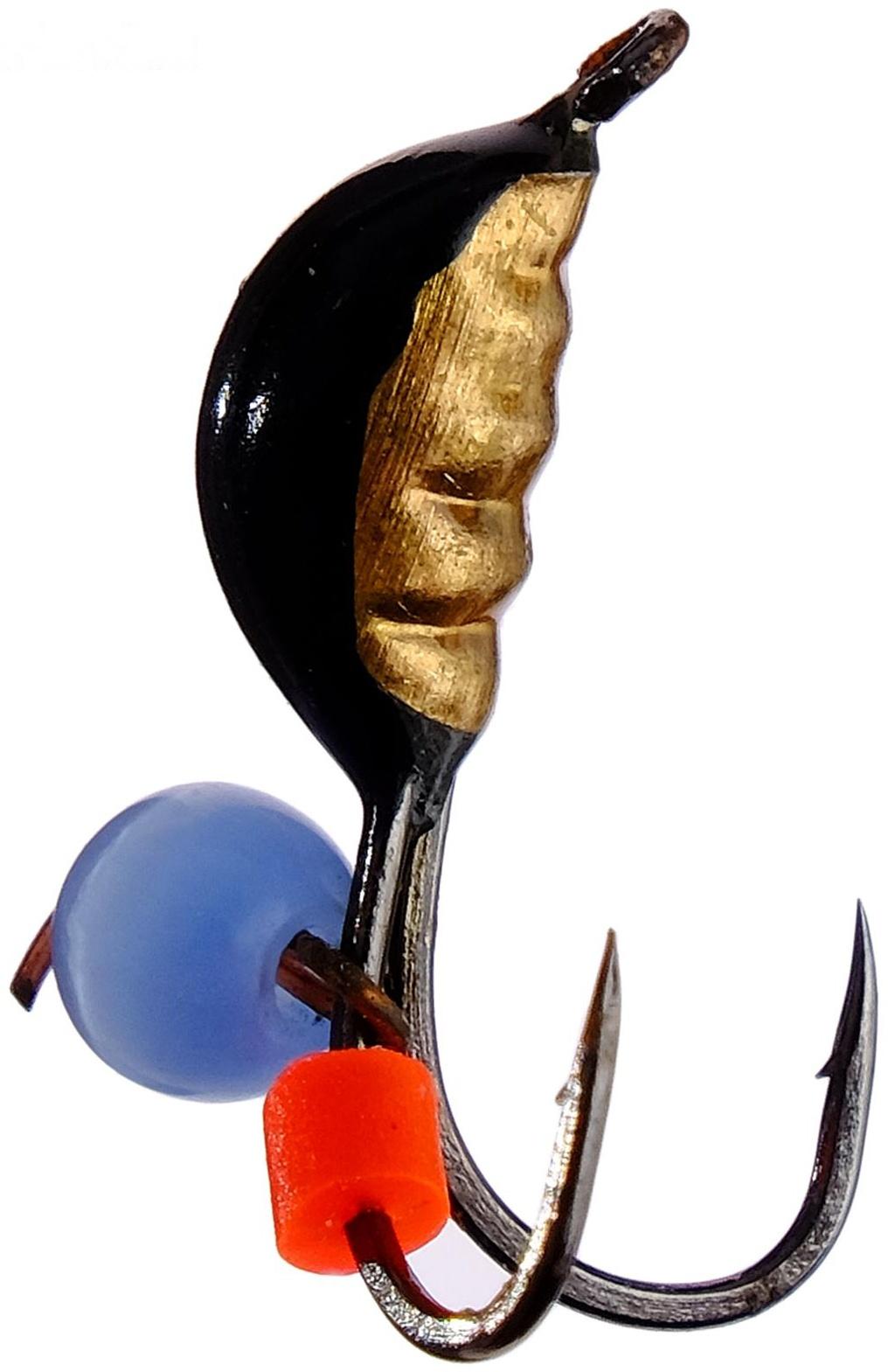 Мормышка «Мир вольфрама», коза с коронкой с кошачьим глазом, d-3 мм