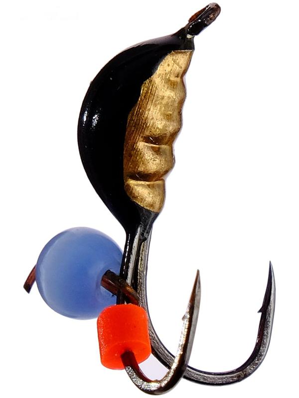 Мормышка «Мир вольфрама», коза с коронкой с кошачьим глазом, d-3 мм