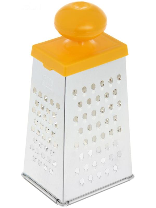 Тёрка «Комфорт», 4 грани, с круглой ручкой, 11×8,5×23 см, цвет МИКС