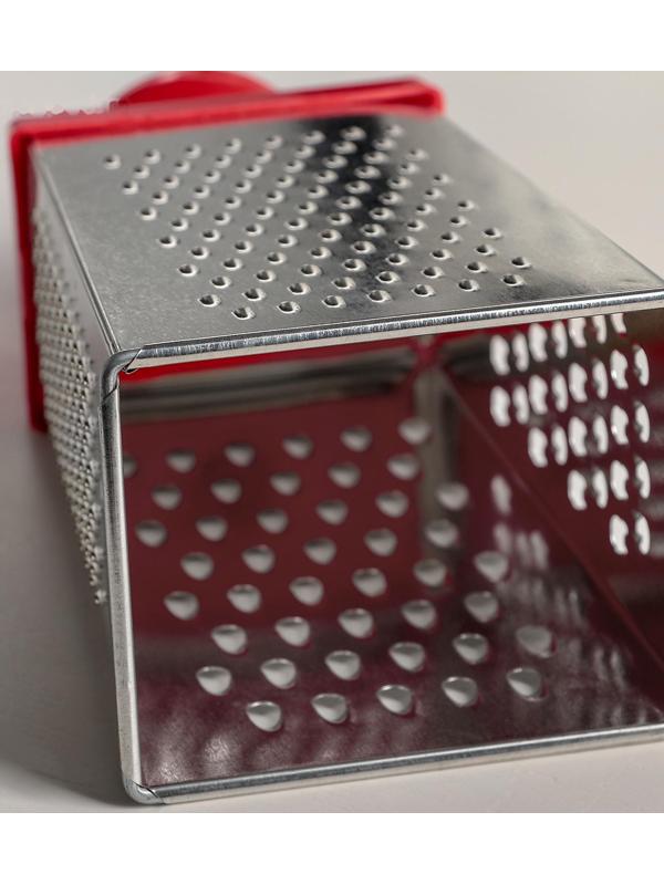 Тёрка «Комфорт», 4 грани, с круглой ручкой, 11×8,5×23 см, цвет МИКС