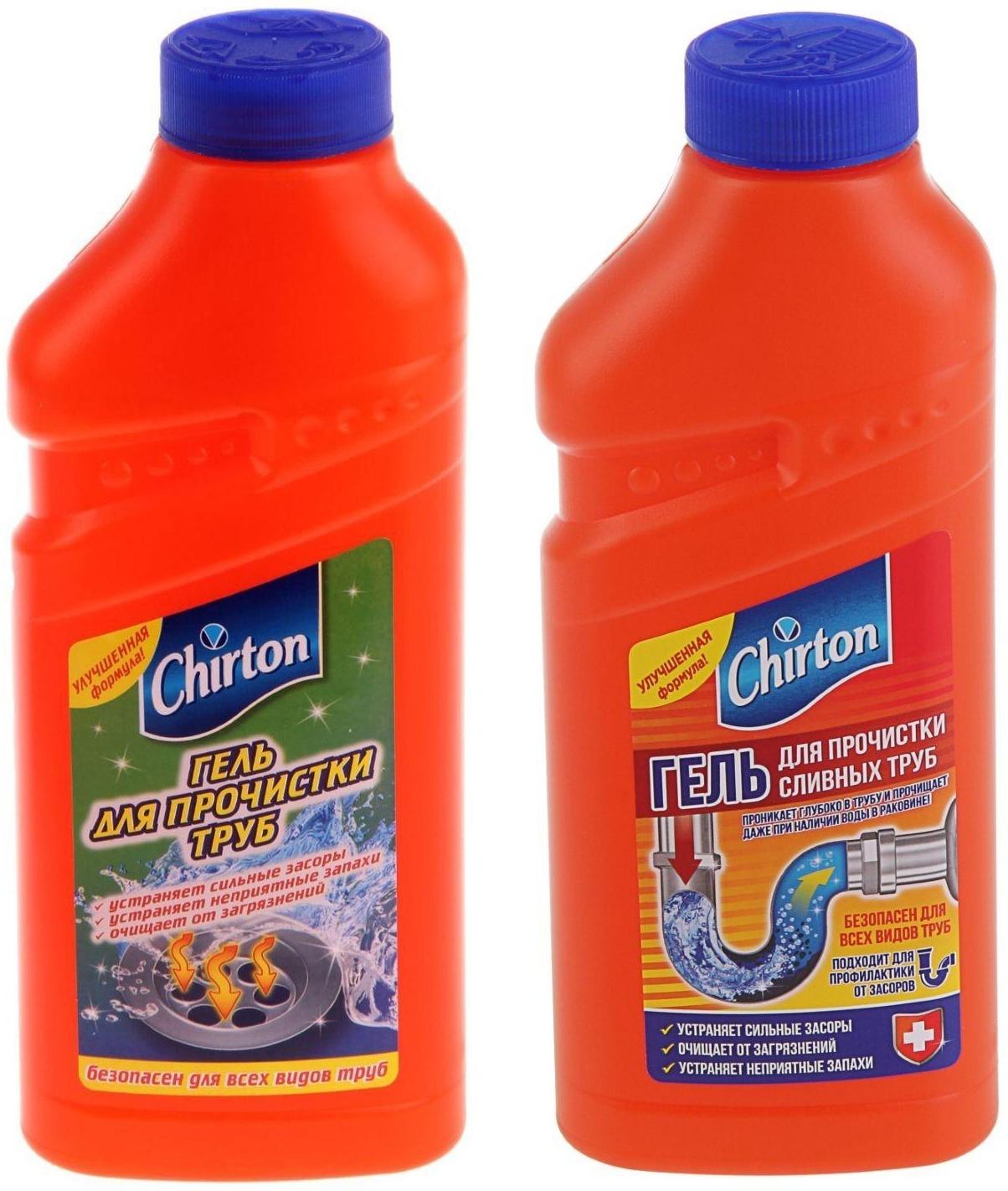 Гель для прочистки сливных труб Chirton, 500 мл