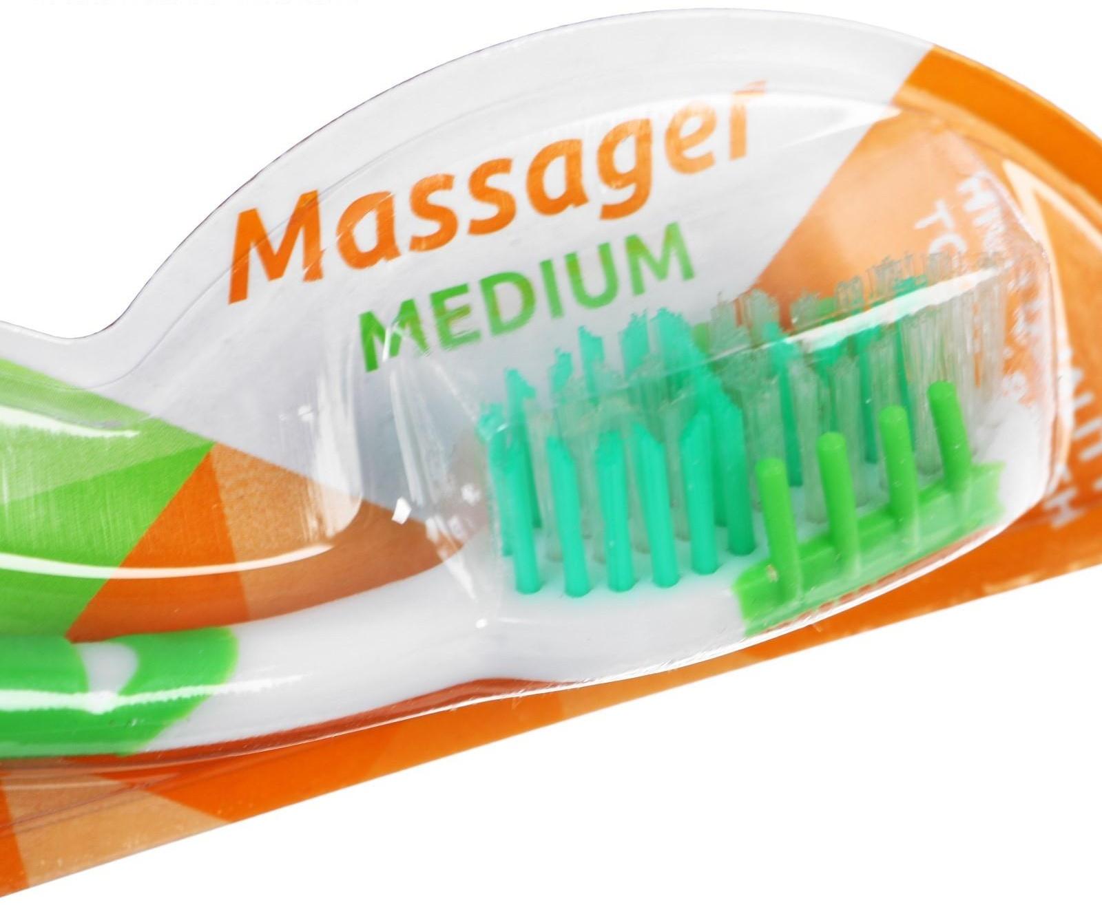 Зубная щётка Др.Клин Массажёр Медиуми 1шт  микс