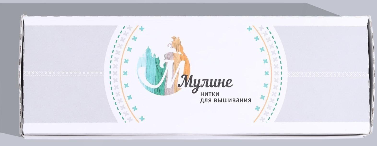 Нитки мулине, 10 ± 1 м, цвет белый №0101