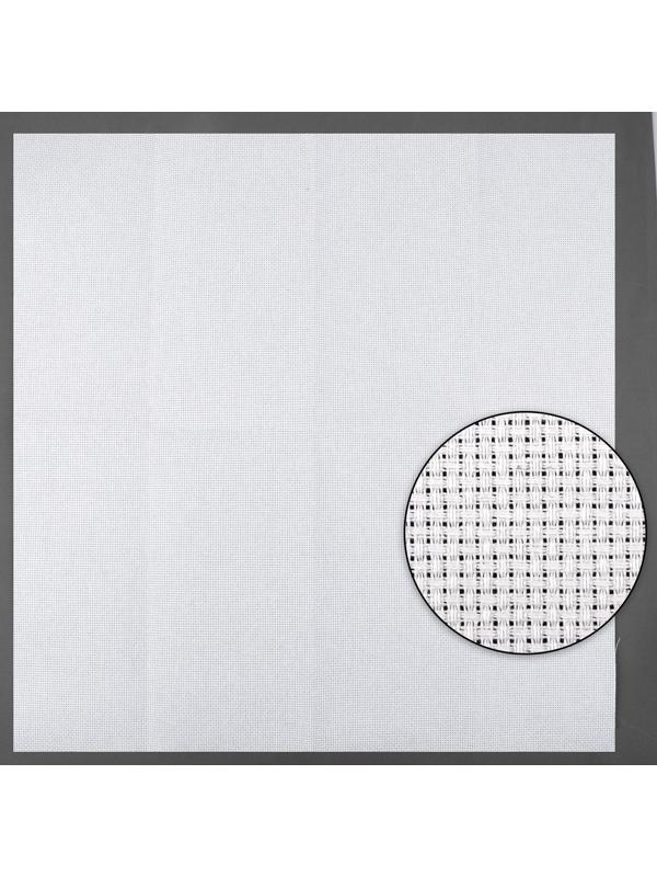 Канва для вышивания, №14, 50 × 50 см, цвет белый