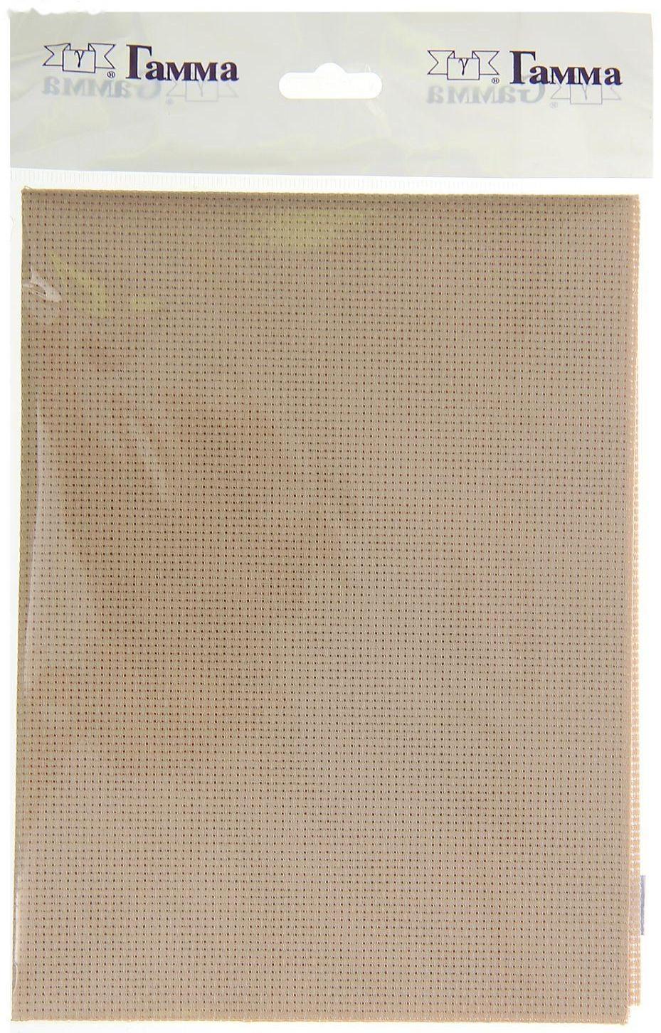 Канва для вышивания, №14, 30 × 40 см, цвет бежевый