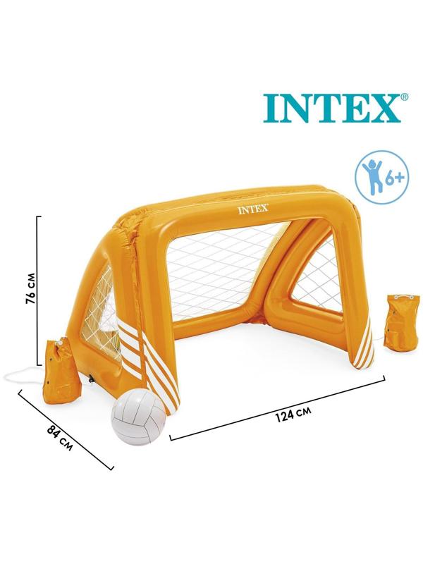 Ворота надувные, футбольные, 125 х 84 х 76 см, с мячом, от 6 лет, 58507NP INTEX
