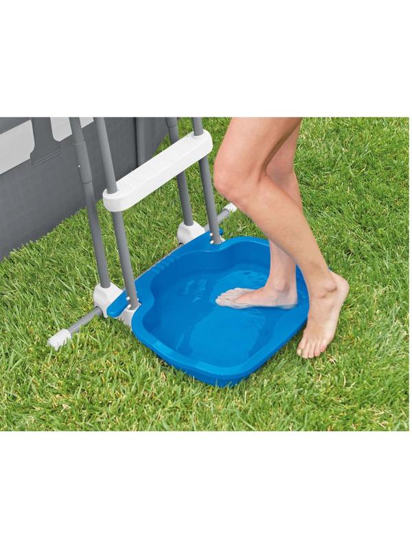 Пластиковая ванночка для ног Intex 29080, для лестниц от 91 до 132 см / 56 х 46 х 9 см.
