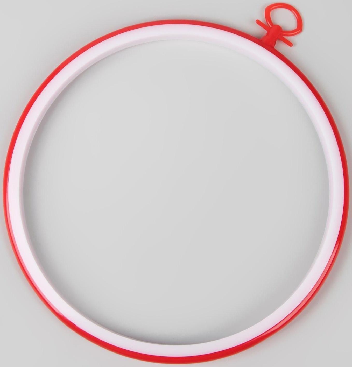 Пяльцы для вышивания с подвеской, d = 20,5 cм, цвет МИКС