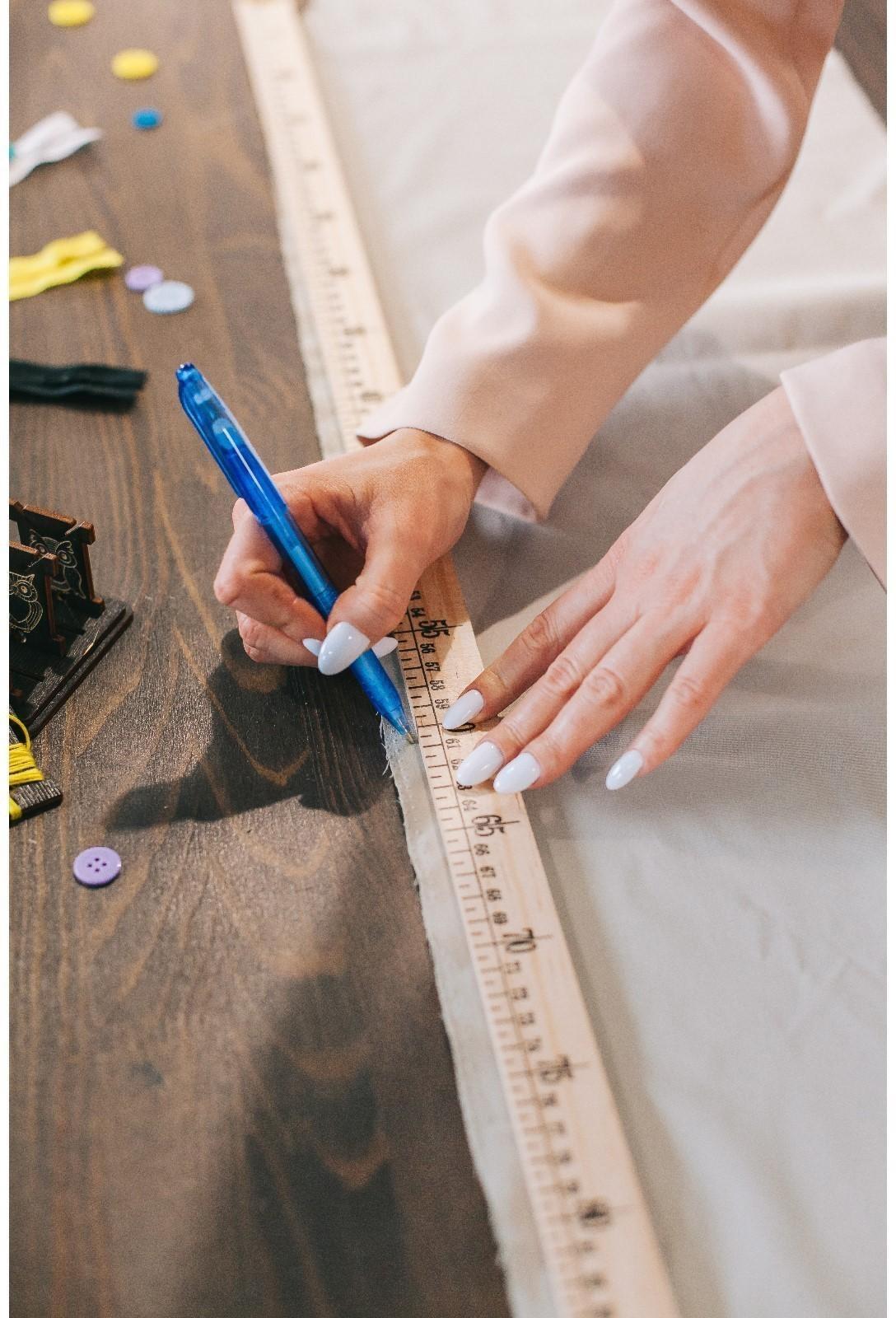 Метр деревянный, 100 см (см/дюймы)