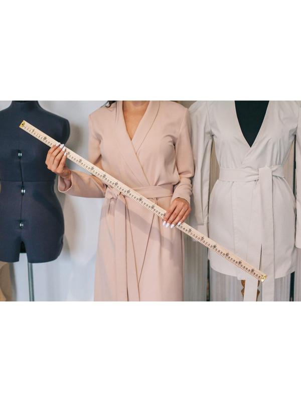 Метр деревянный, 100 см (см/дюймы)