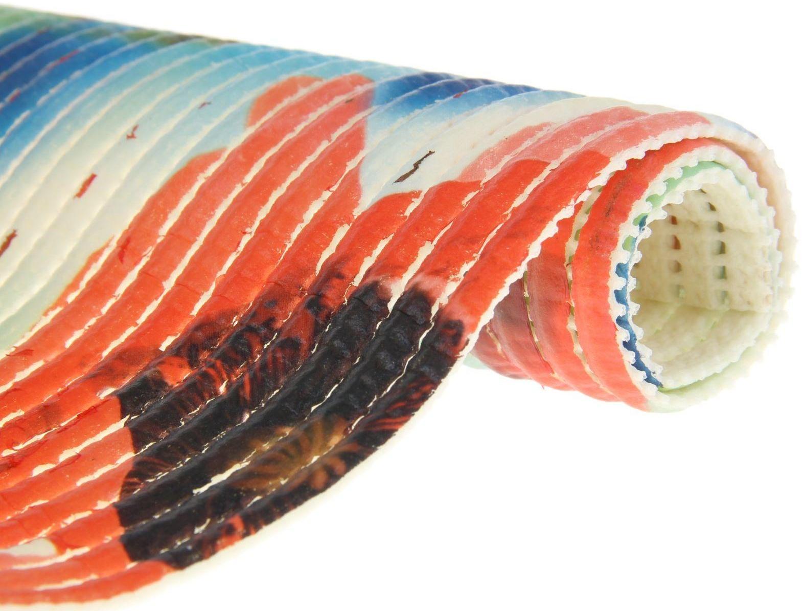 Коврик для ванной комнаты «Ассорти», 50×80 см, ПВХ, цвет МИКС