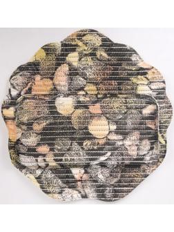 Подушка для ванны с присосками 33х33 см 