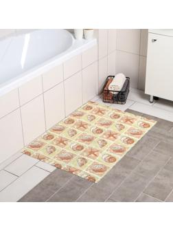 Коврик для ванной комнаты «Ассорти», 65×90 см, ПВХ, цвет МИКС