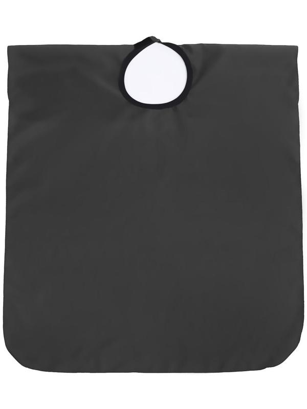 Пелерина парикмахерская, на завязках/крючках, цвет чёрный