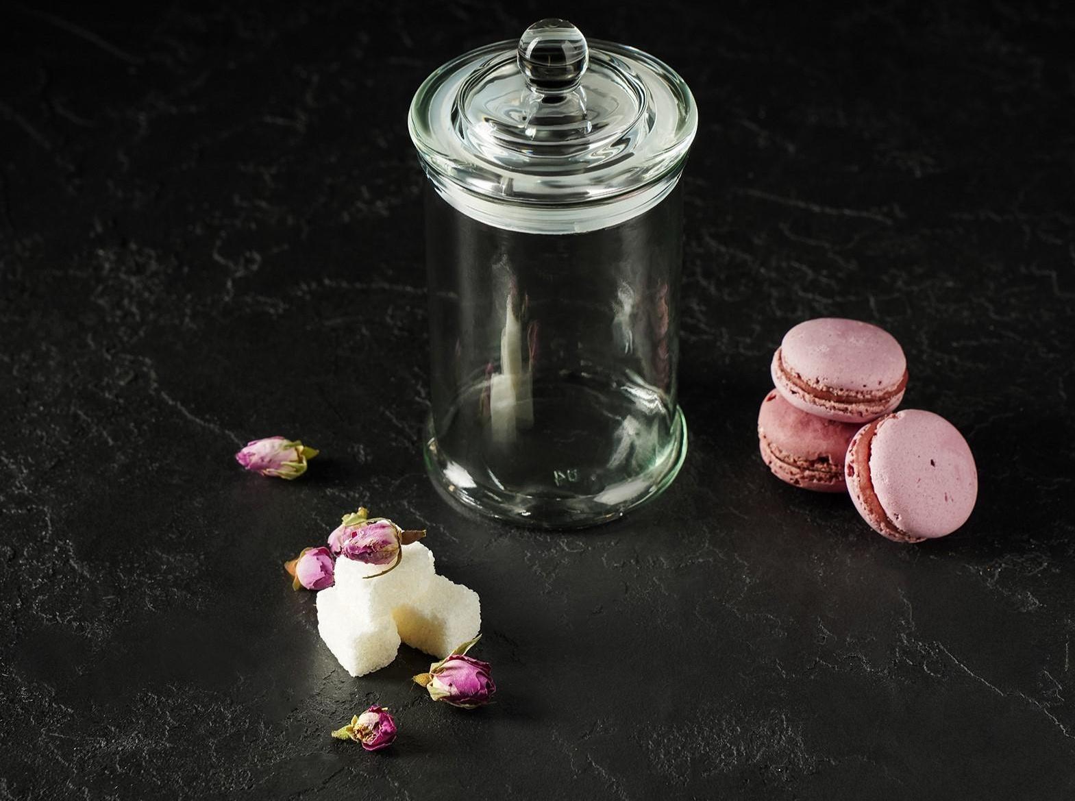 Банка стеклянная для сыпучих продуктов «Стелла», 350 мл, 8×14,5 см