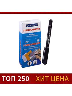 Маркер перманентный 2.0 мм Centropen 2846, линия 1 мм, цвет чёрный
