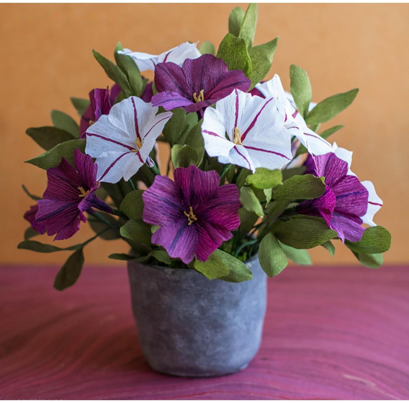 Бумага для упаковки и поделок, Cartotecnica Rossi, гофрированная, фиолетовая, однотонная, двусторонняя, рулон 1 шт., 0,5 х 2,5 м