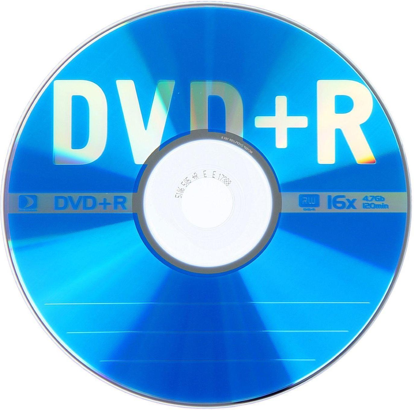 Диск DVD+R Data Standard, 16x, 4.7 Гб, конверт, 1 шт