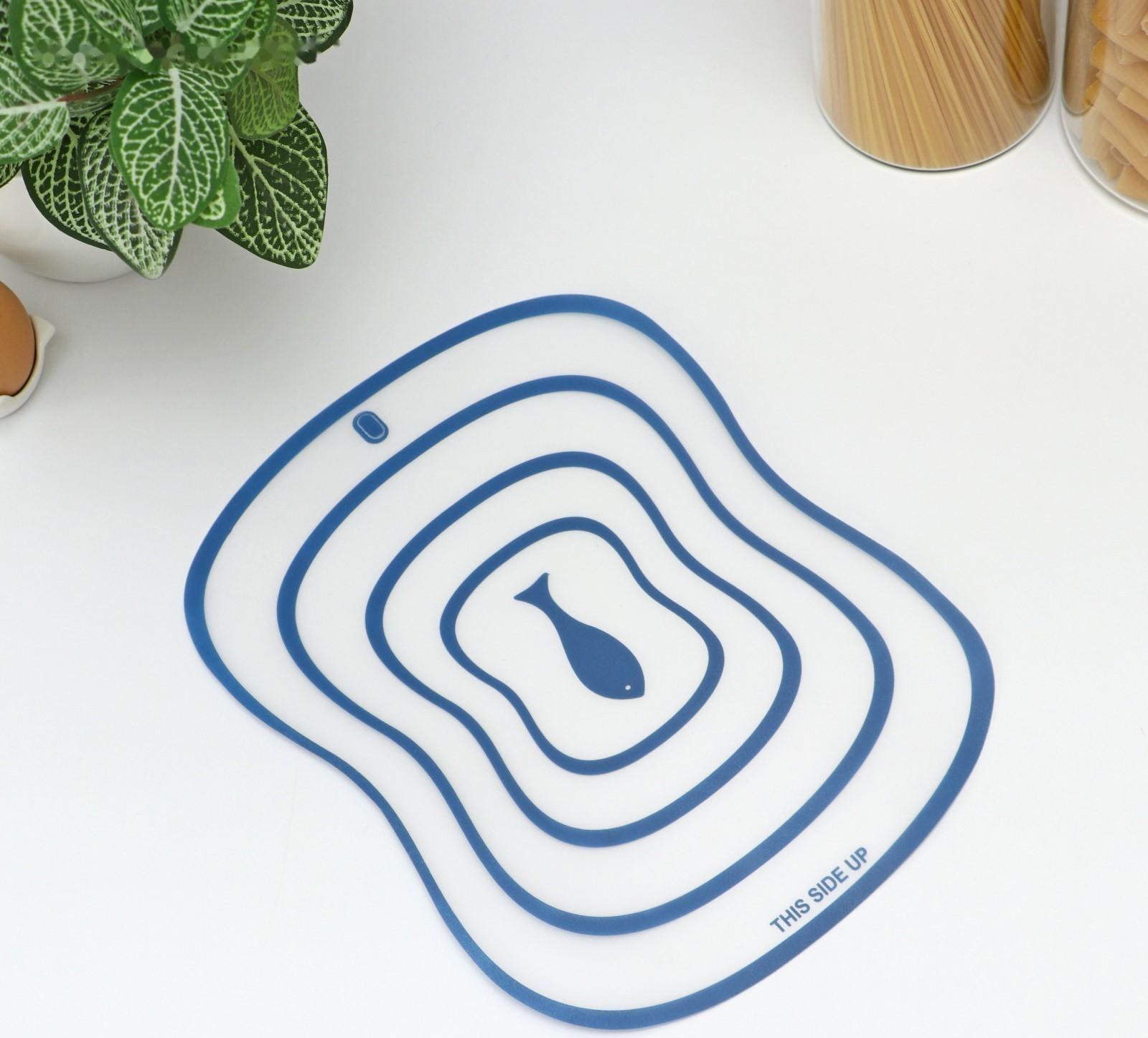 Набор досок разделочных пластиковых гибких Доляна «Ассорти», 4 шт, 30×23 см