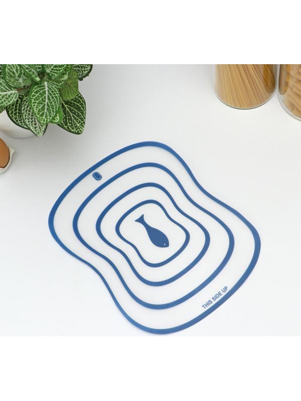 Набор досок разделочных пластиковых гибких Доляна «Ассорти», 4 шт, 30×23 см