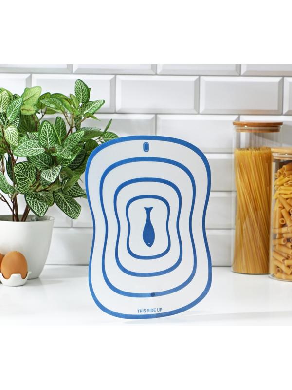 Набор досок разделочных пластиковых гибких Доляна «Ассорти», 4 шт, 30×23 см