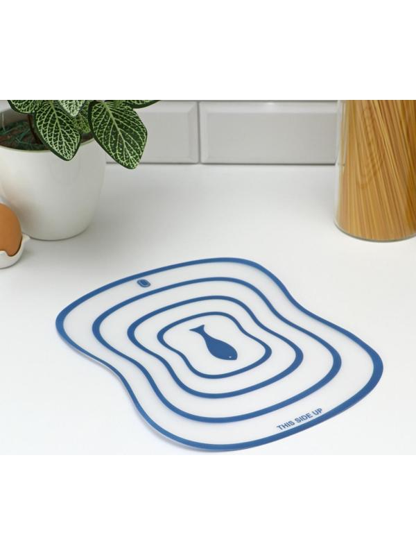 Набор досок разделочных пластиковых гибких Доляна «Ассорти», 4 шт, 30×23 см