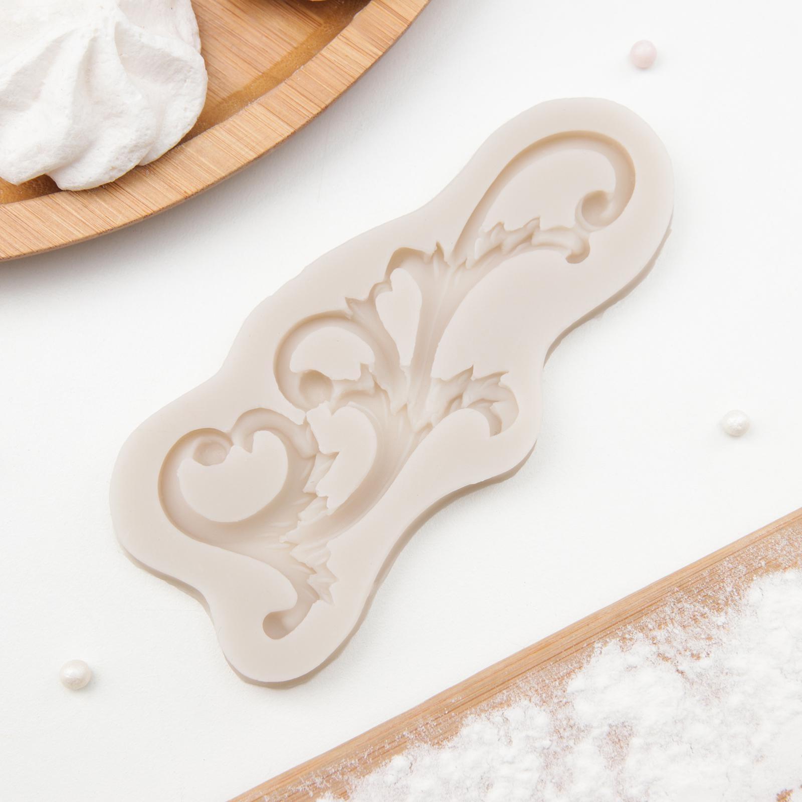 Молд «Узор», 13×6 см, цвет МИКС