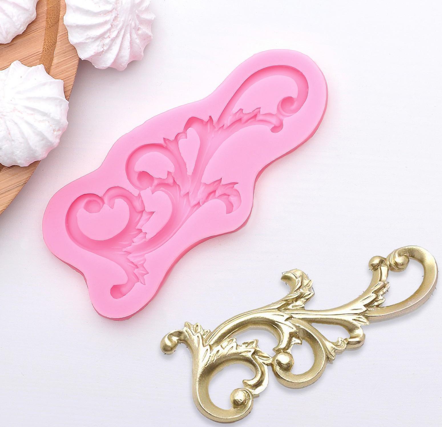 Молд «Узор», 13×6 см, цвет МИКС