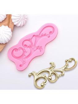 Молд «Узор», 13×6 см, цвет МИКС