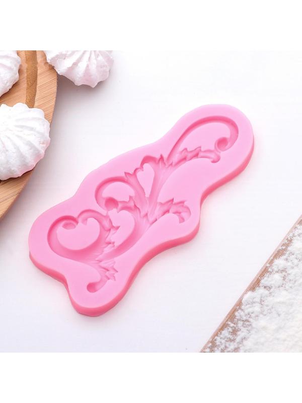 Молд «Узор», 13×6 см, цвет МИКС