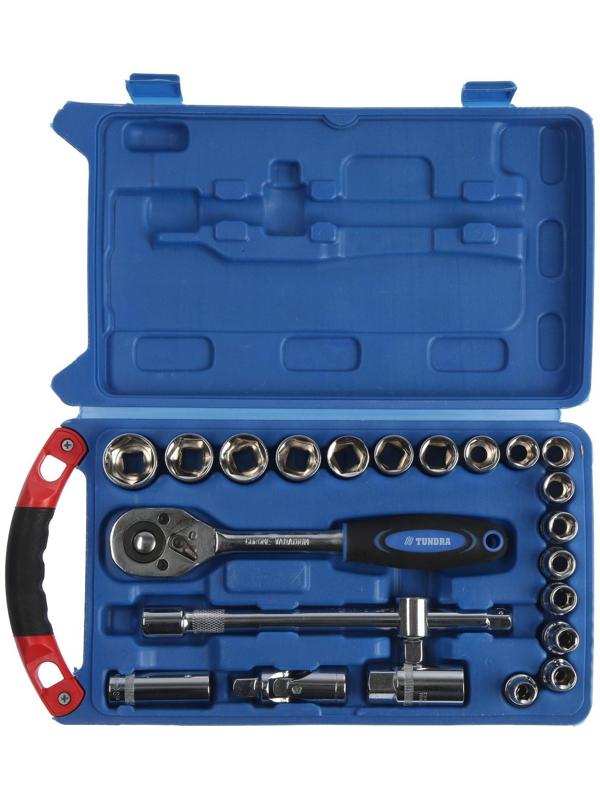 Набор инструментов в кейсе ТУНДРА, подарочная упаковка 