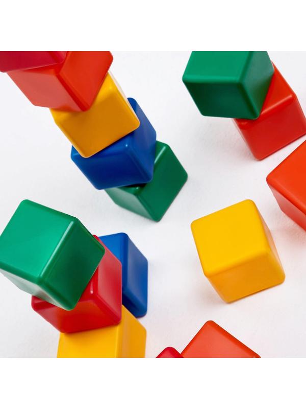 Набор цветных кубиков, 20 штук 6 х 6 см