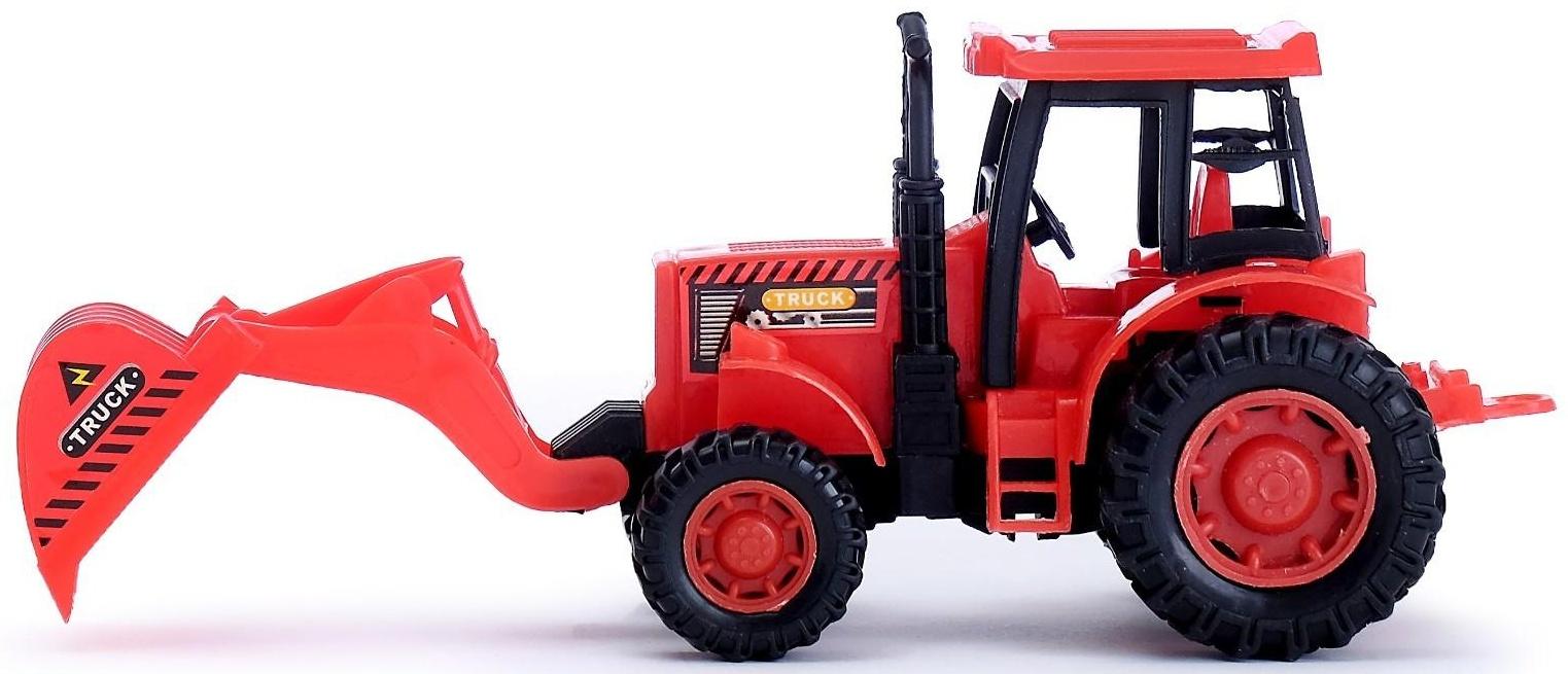 Трактор инерционный «Погрузчик», цвета МИКС