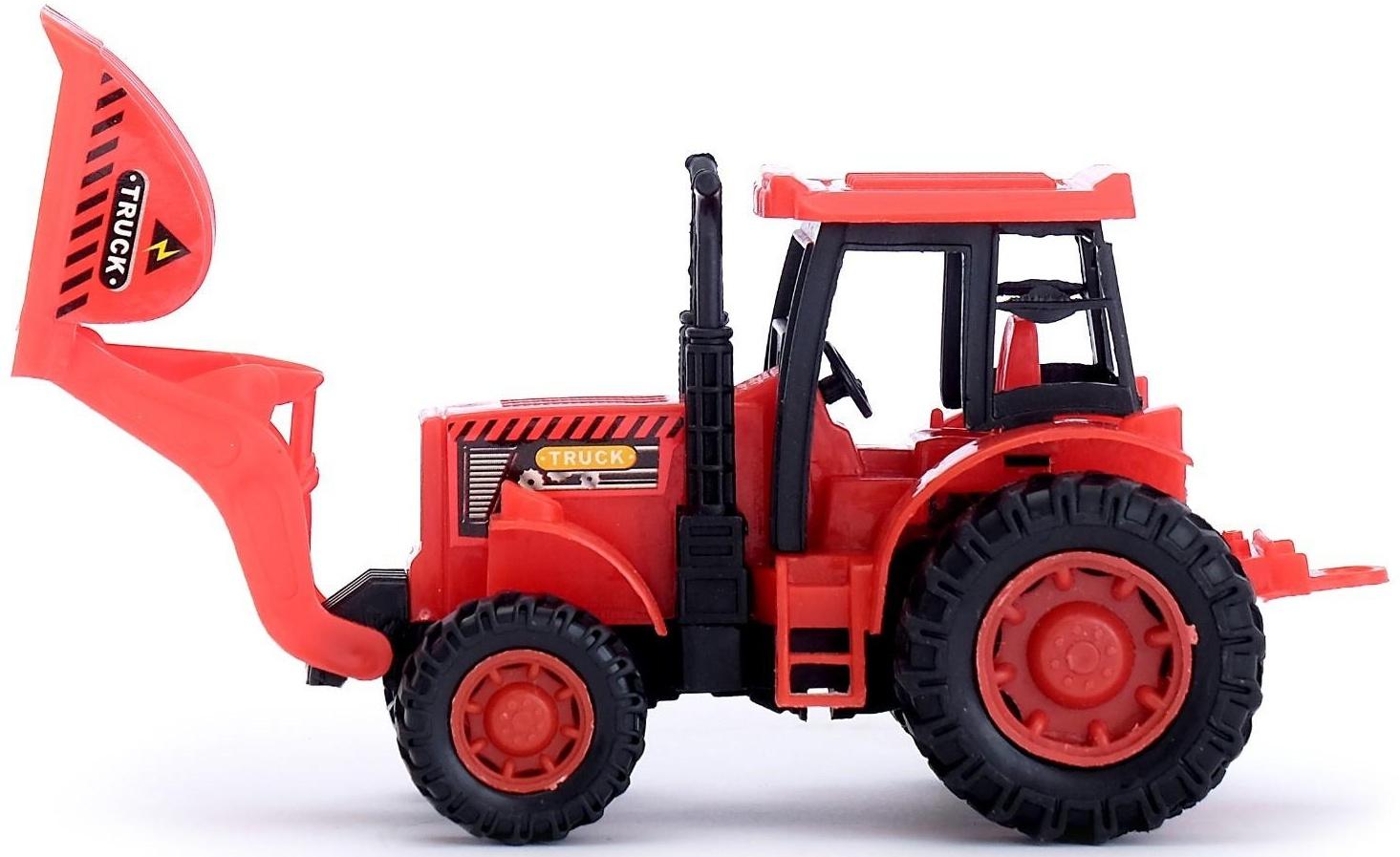 Трактор инерционный «Погрузчик», цвета МИКС