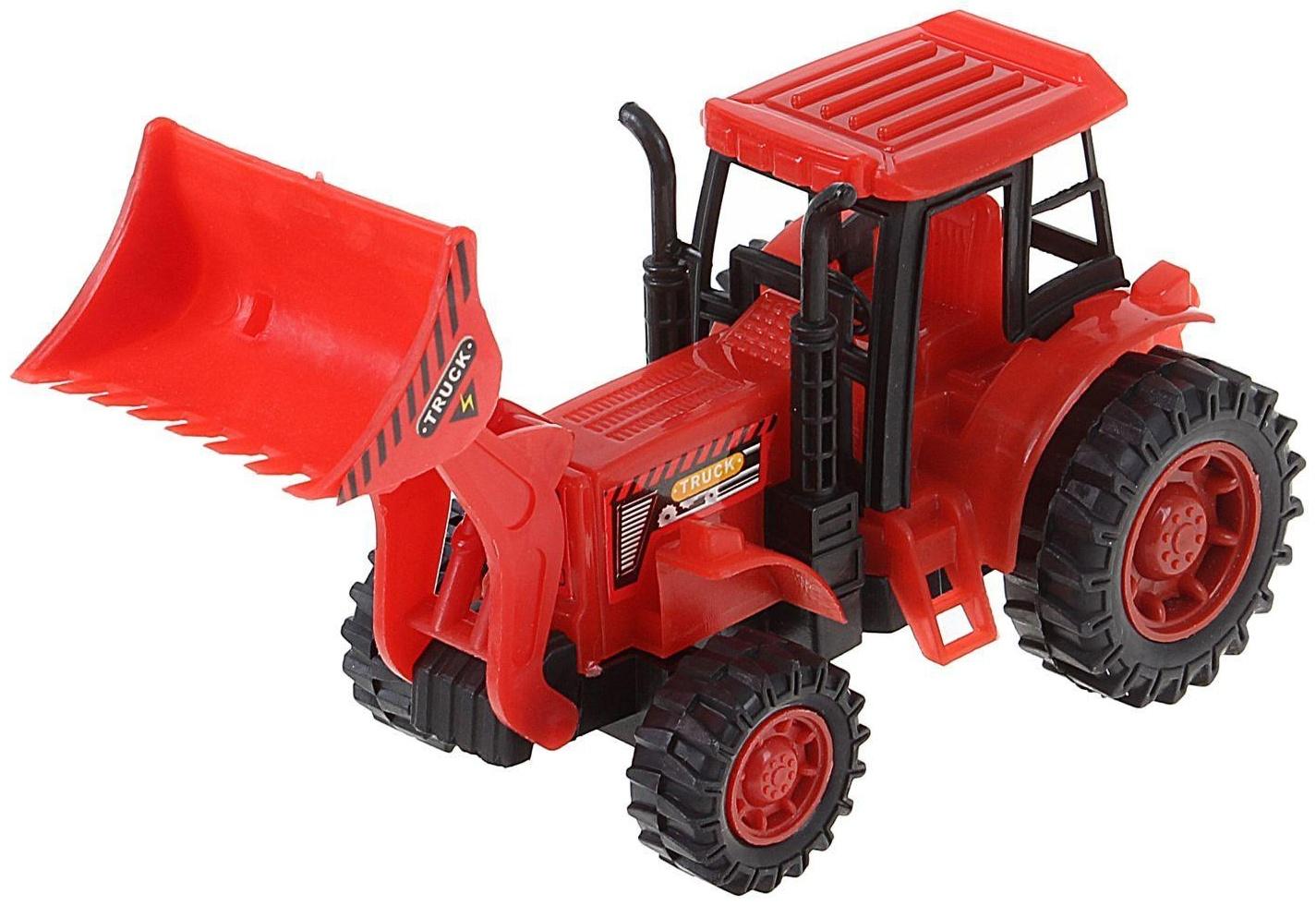 Трактор инерционный «Погрузчик», цвета МИКС