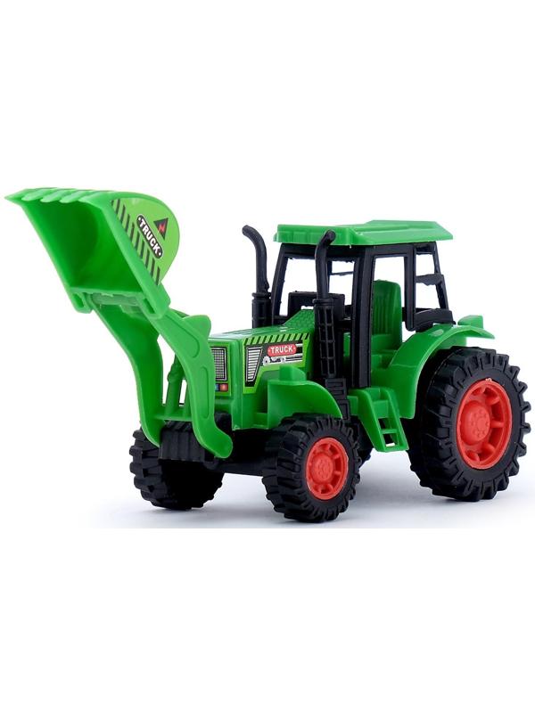 Трактор инерционный «Погрузчик», цвета МИКС