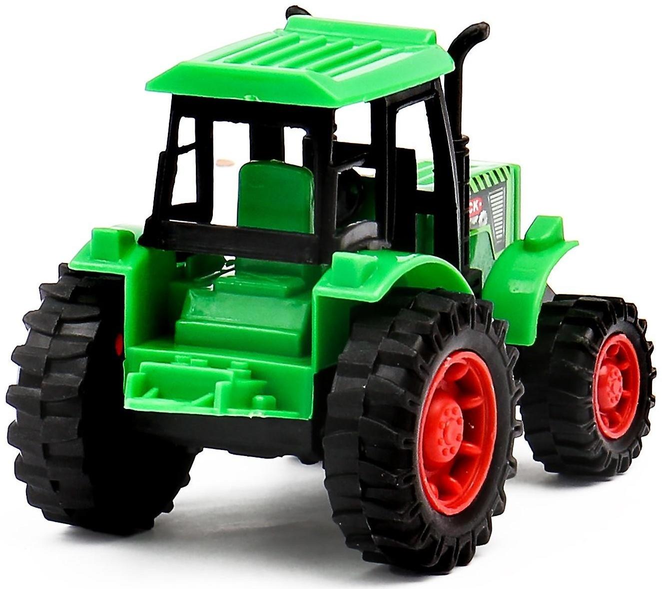 Трактор инерционный «Фермерский», цвета МИКС