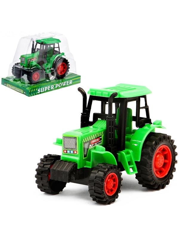 Трактор инерционный «Фермерский», цвета МИКС