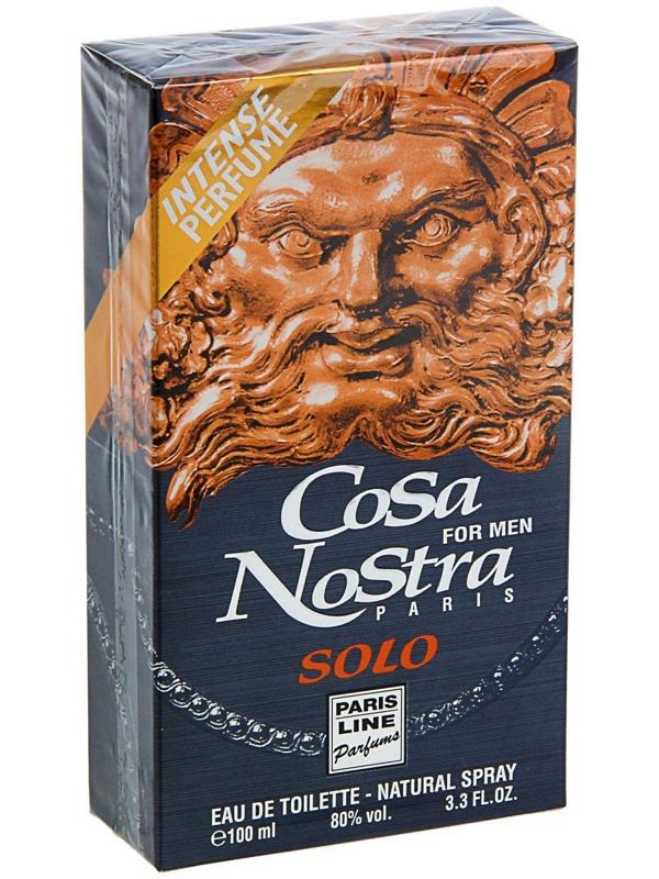 Туалетная вода мужская Cosa Nostra Solo Intense Perfume, 100 мл