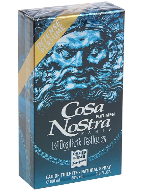 Туалетная вода мужская Cosa Nostra Night Blue Intense Perfume, 100 мл