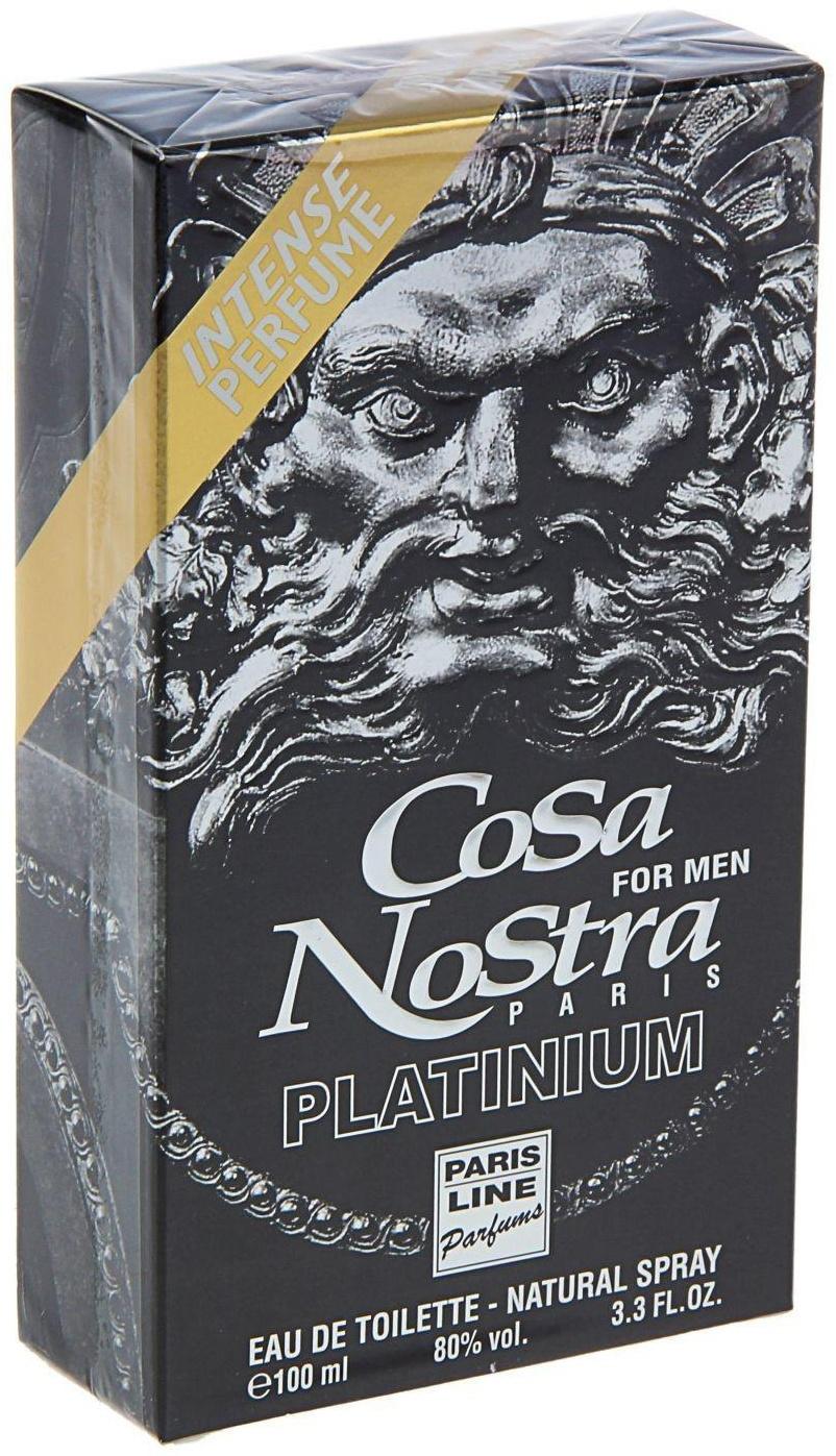 Туалетная вода мужская Cosa Nostra Platinium Intense Perfume, 100 мл