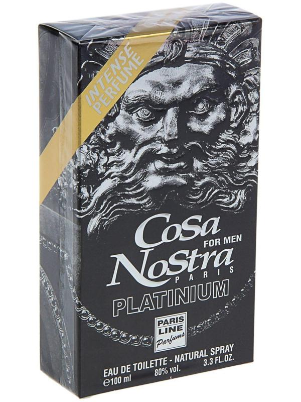 Туалетная вода мужская Cosa Nostra Platinium Intense Perfume, 100 мл