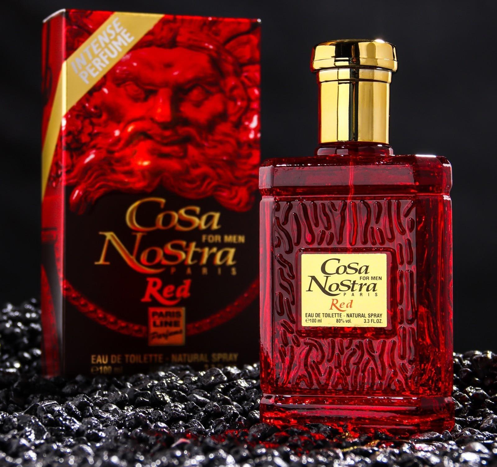 Туалетная вода мужская Cosa Nostra Red Intense Perfume, 100 мл