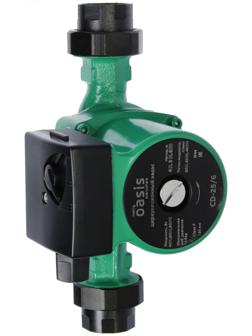 Насос циркуляционный Оasis C 25/6, напор 6 м, 40 л/мин, 40/60/90 Вт