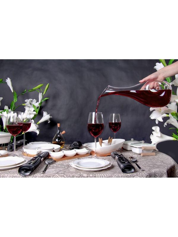 Бутыль стеклянная 2 в 1 для соусов и масла «Фьюжн. Спираль», 450/50 мл, 11,5×9×17,5 см