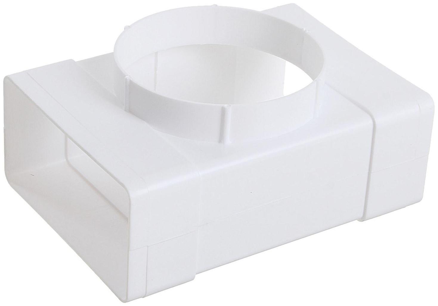 Тройник ERA 612ТФ10П, плоский, с фитингом 60х120 D100