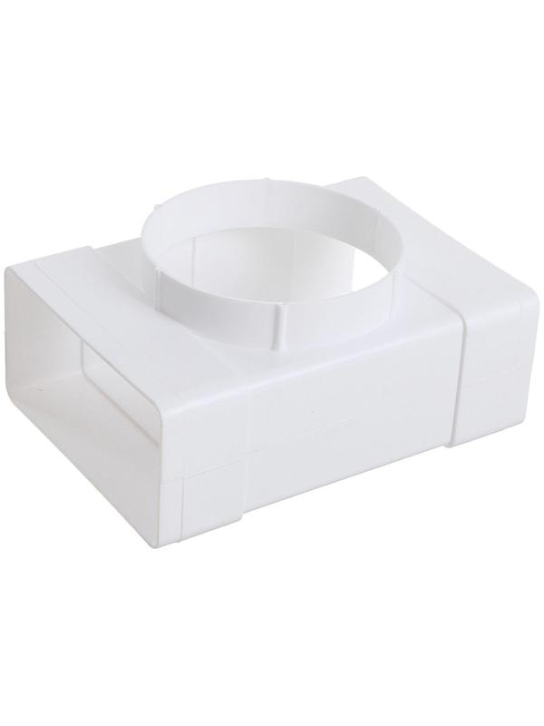 Тройник ERA 612ТФ10П, плоский, с фитингом 60х120 D100