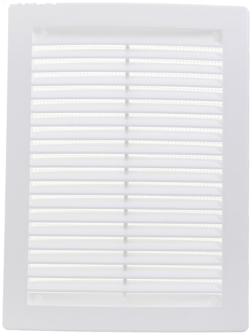 Решетка вентиляционная ERA 1520 РЦ, 150x200 мм, цилиндрическая, с сеткой, неразъемная